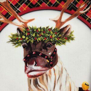 MacKenzie Childs Holiday Dessert Plates set of 8